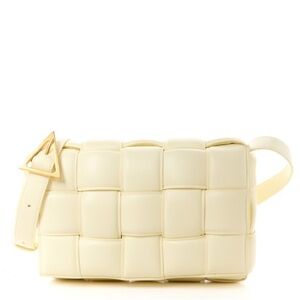 Nappa Maxi Intreccio Padded Cassette Crossbody Bag